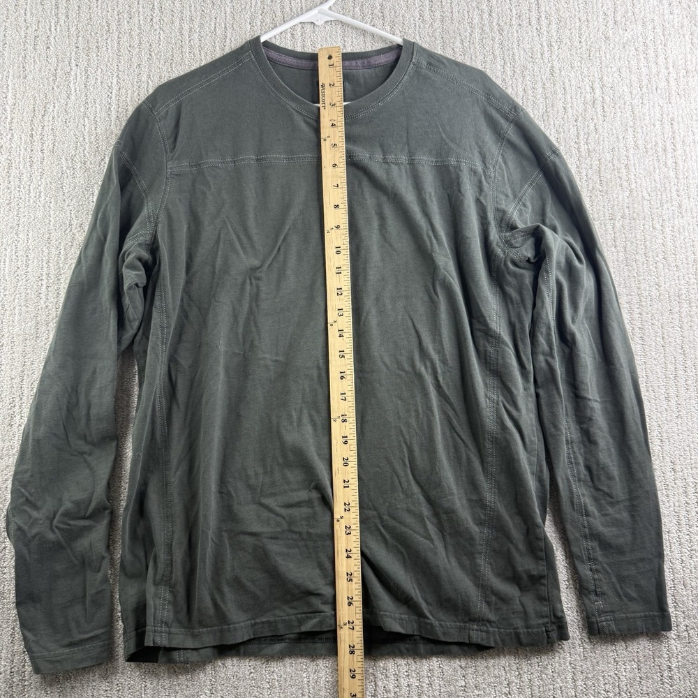Kuhl Base Layer Shirt Men's Size Large Green Long Sleeves - Picture 5 of 6
